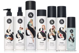 复古女郎 美发及化妆品品牌包装设计与魅力绽放